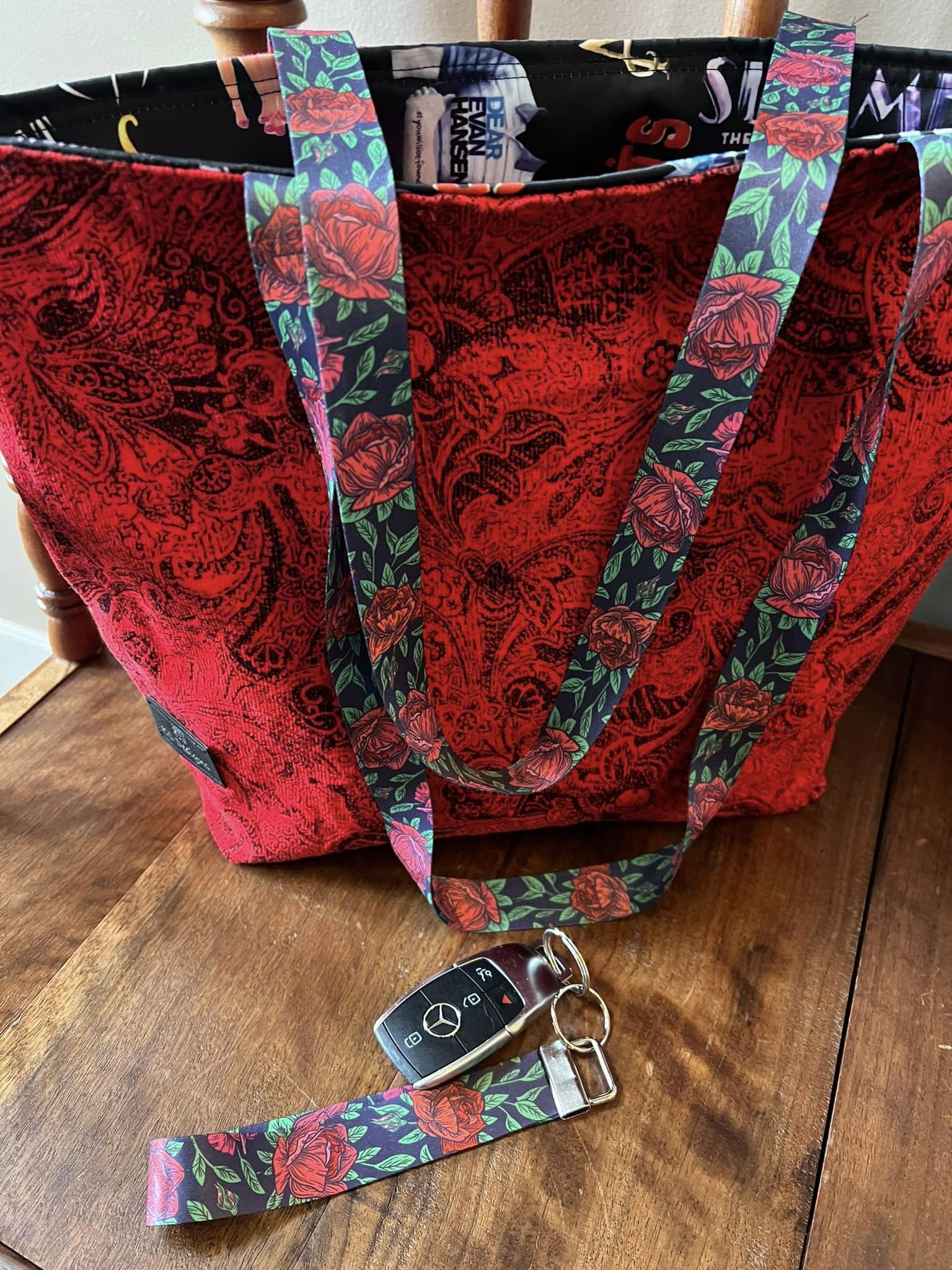 RETAIL LANYARD English Garden - Roses