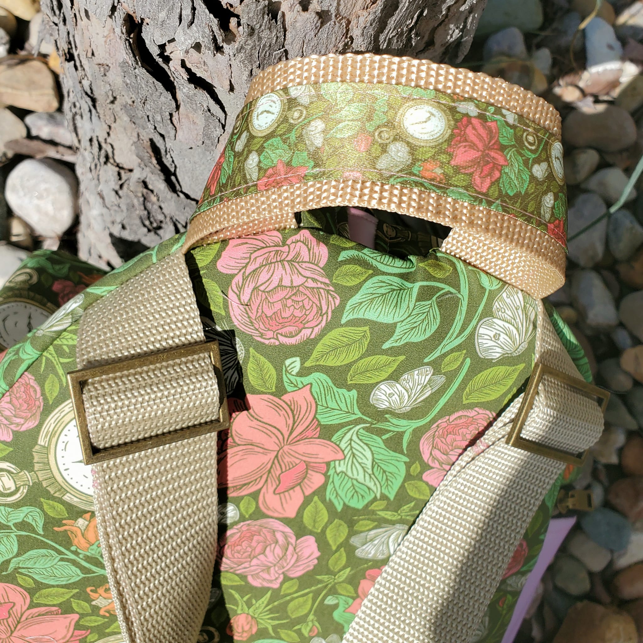 RETAIL LANYARD English Garden - Clocks & Flowers