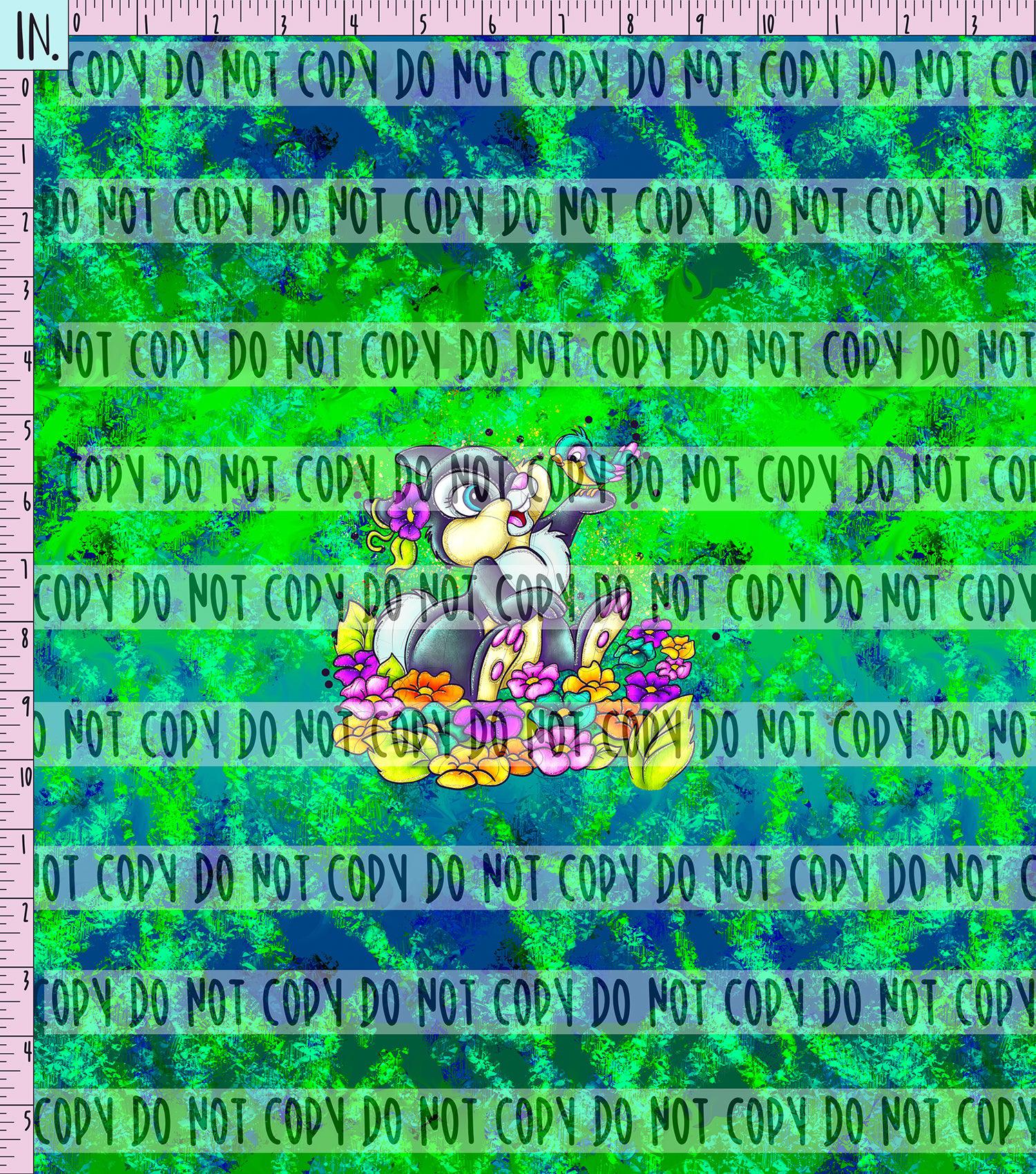 RETAIL PANEL Forest Rabbit (Green)