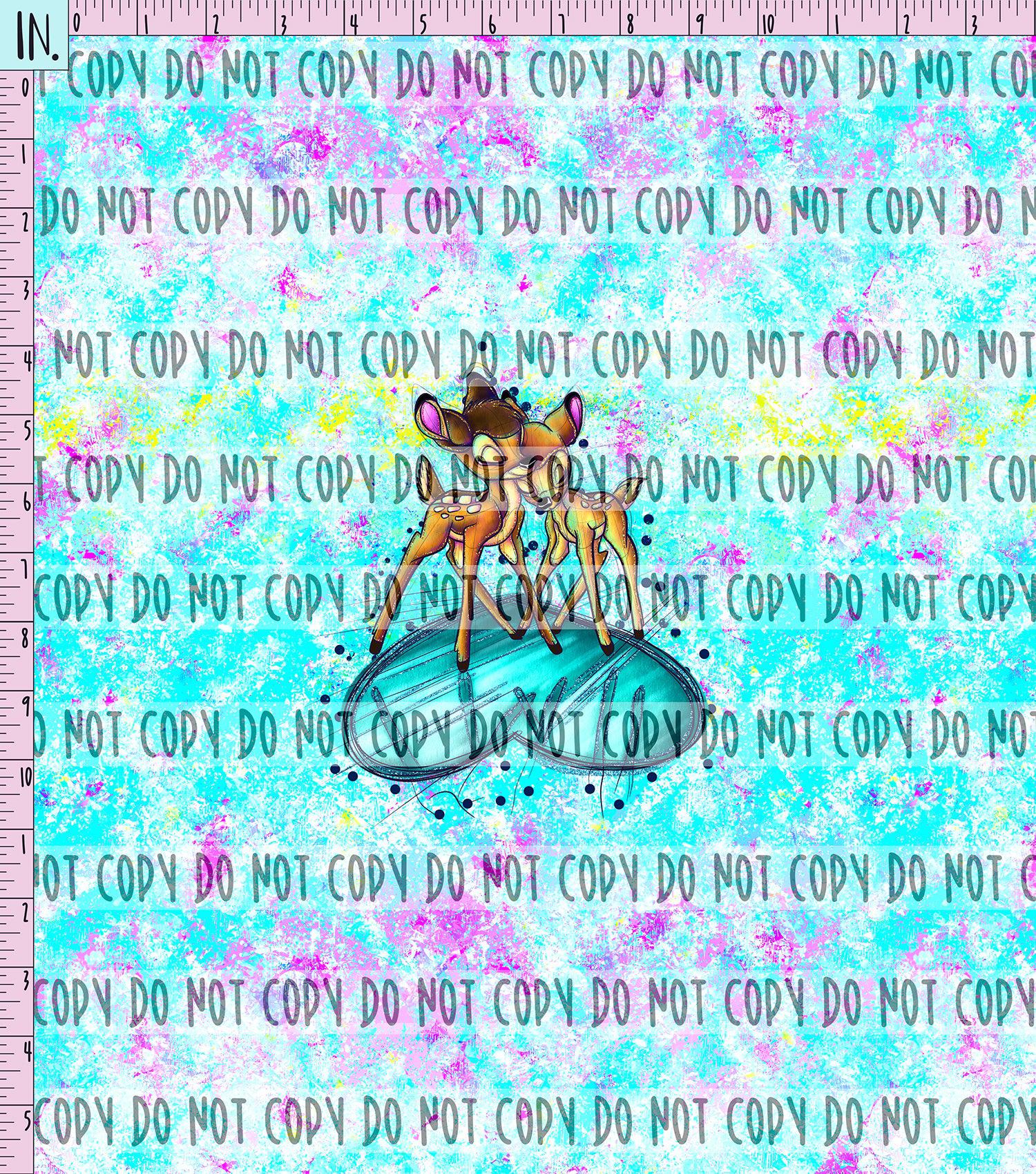 RETAIL PANEL Forest Deer <3 (Blue)