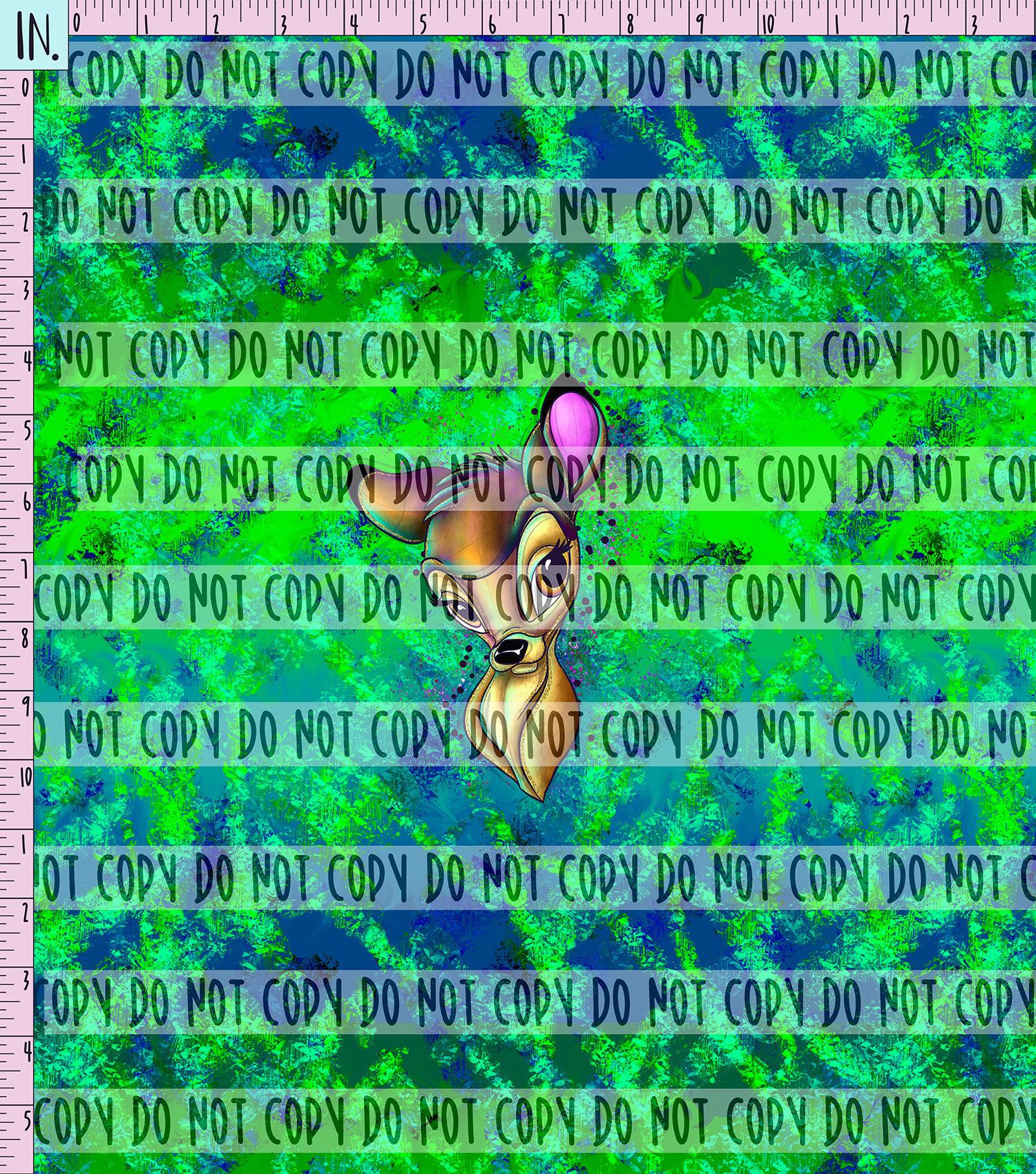 RETAIL PANEL Forest Deer (Green)