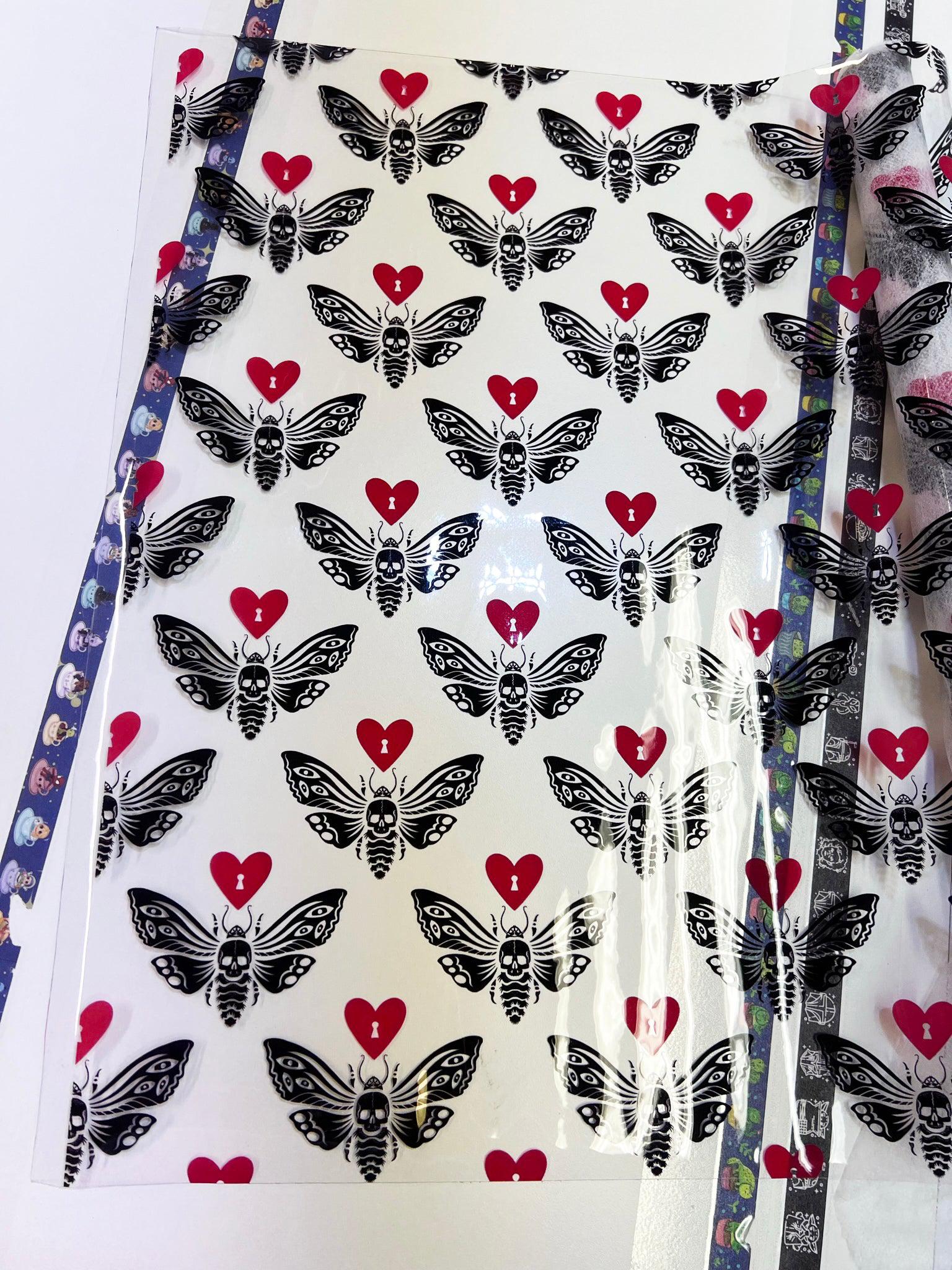 RETAIL CLEAR Moth Hearts