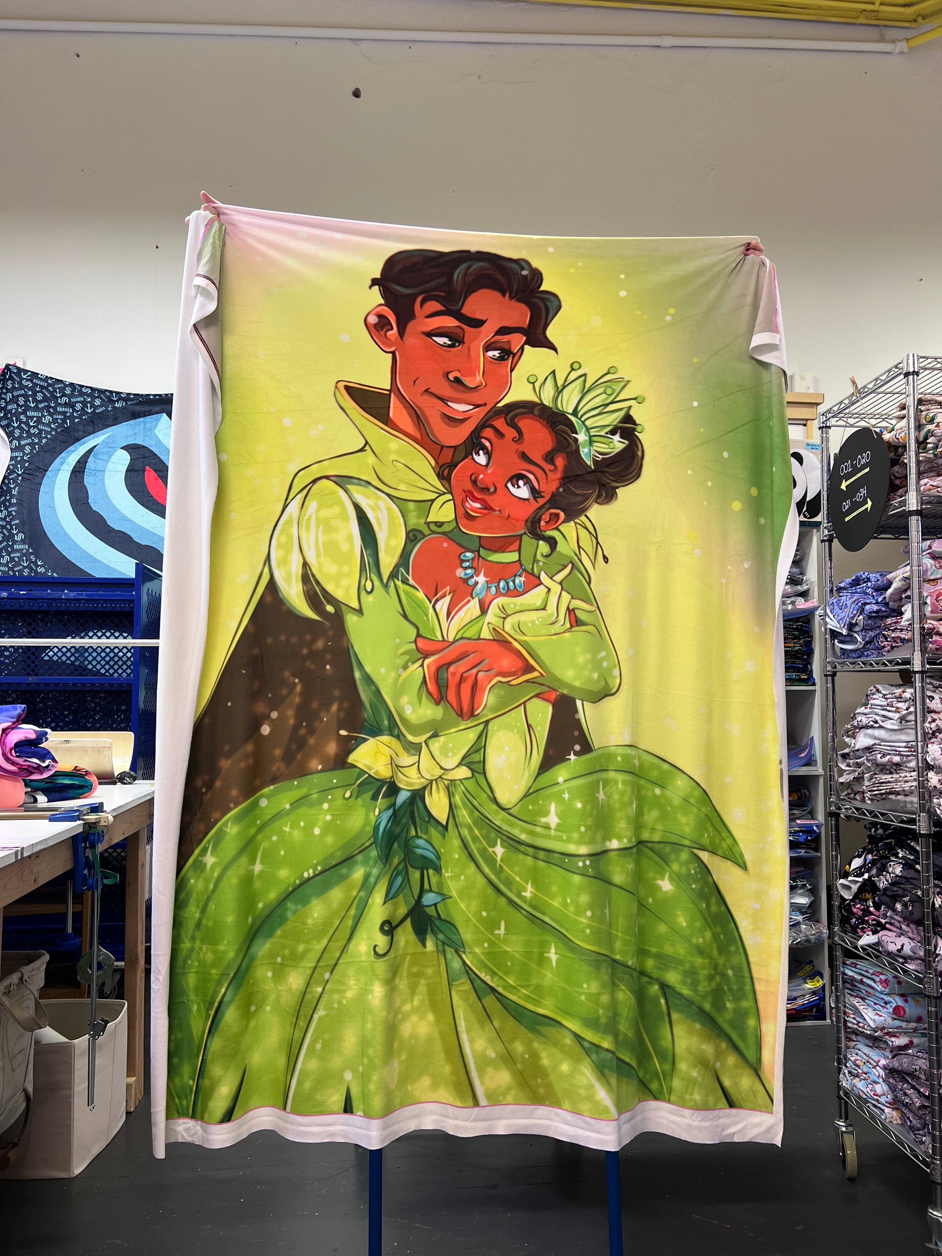 RETAIL BLANKET TOPPER Frog Princess