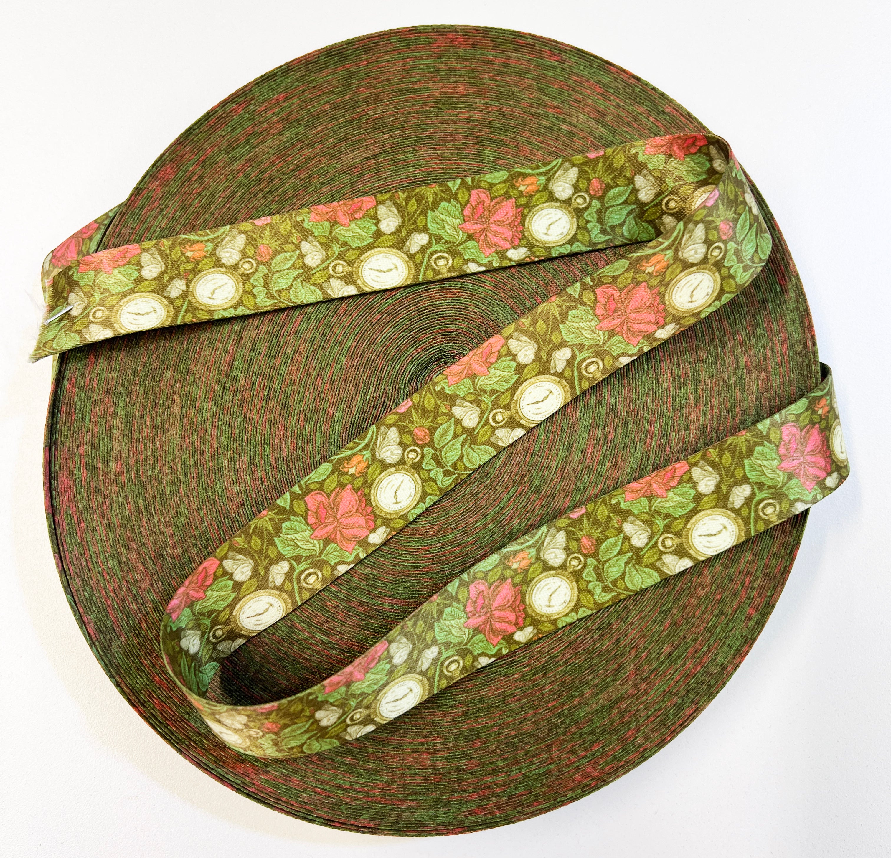 RETAIL LANYARD English Garden - Clocks & Flowers