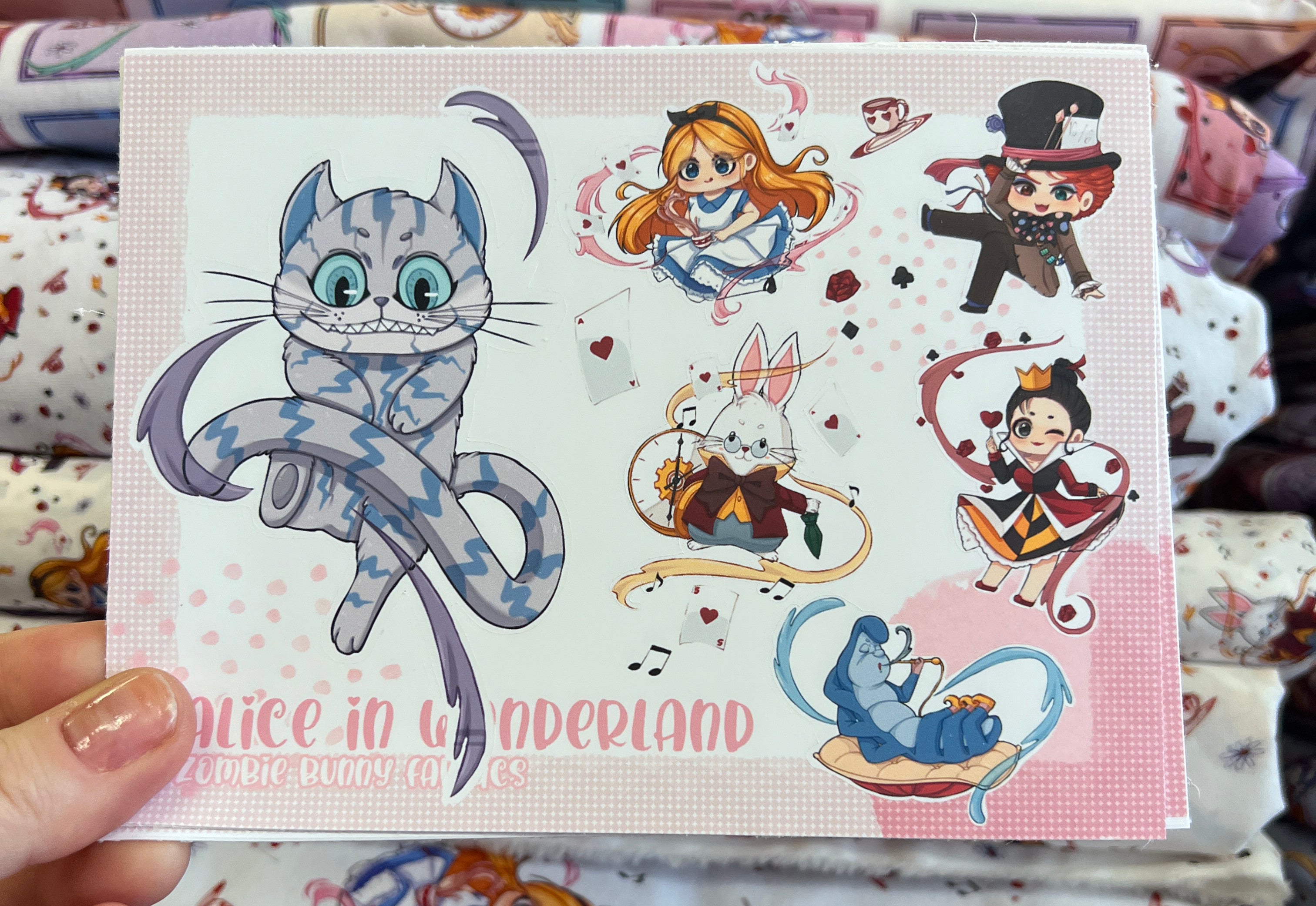 RETAIL STICKER SHEET Alice Pink