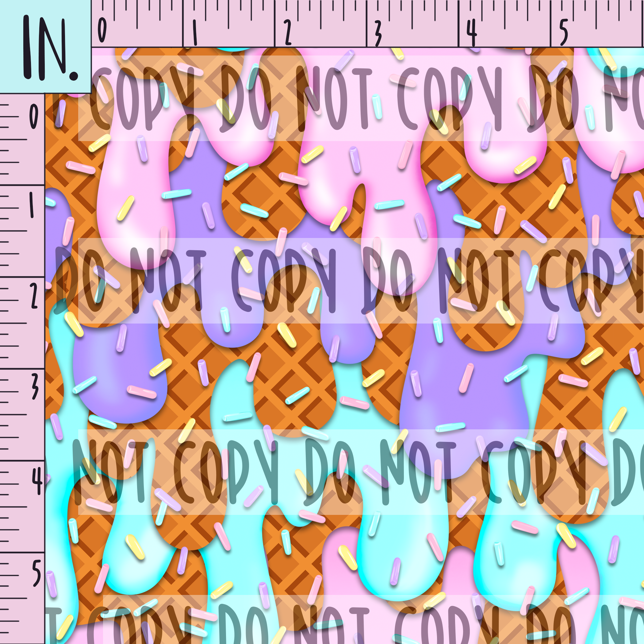 RETAIL Pastel Ice Cream w/Cone