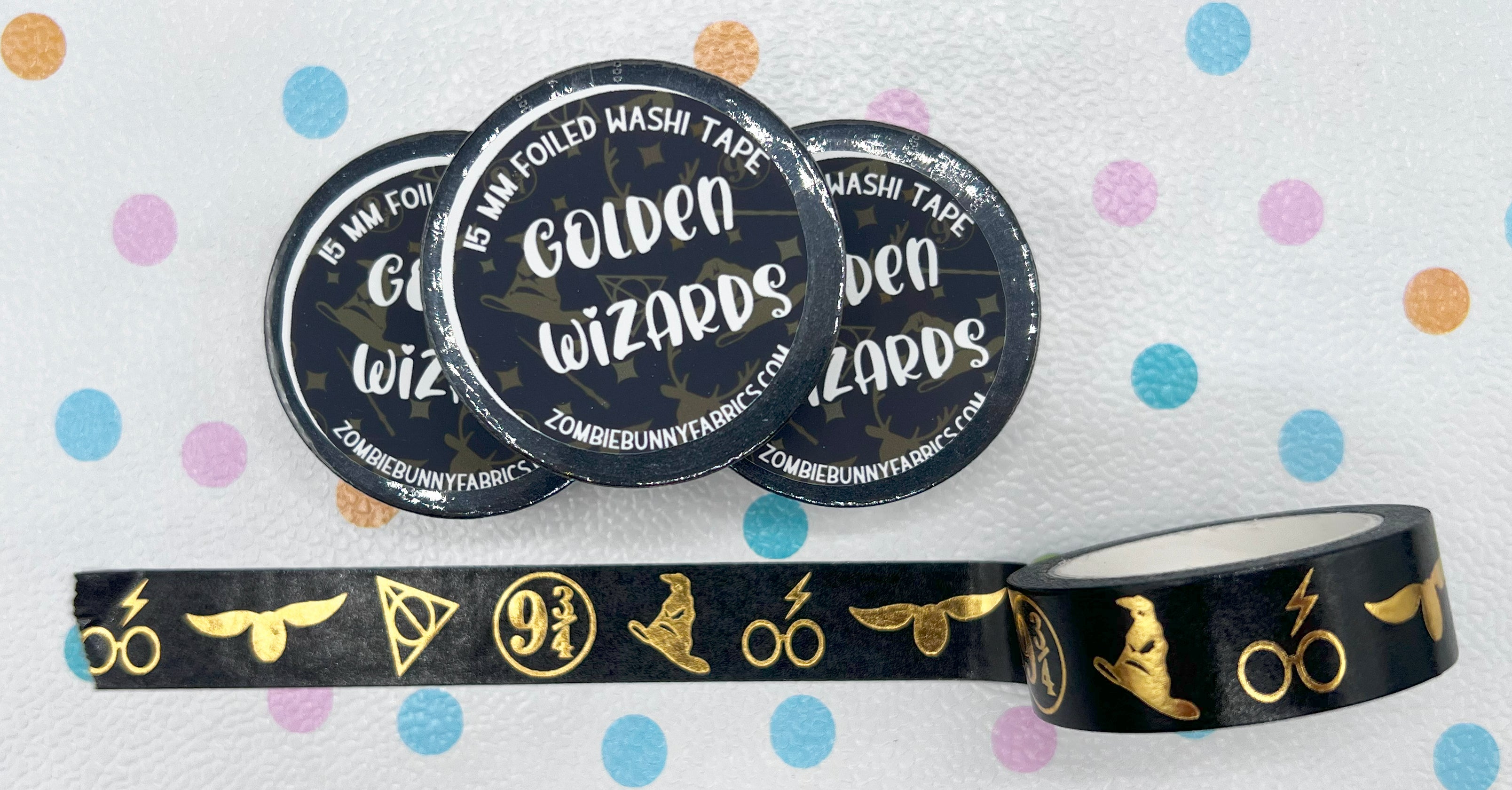 RETAIL WASHI TAPE Golden Wizards