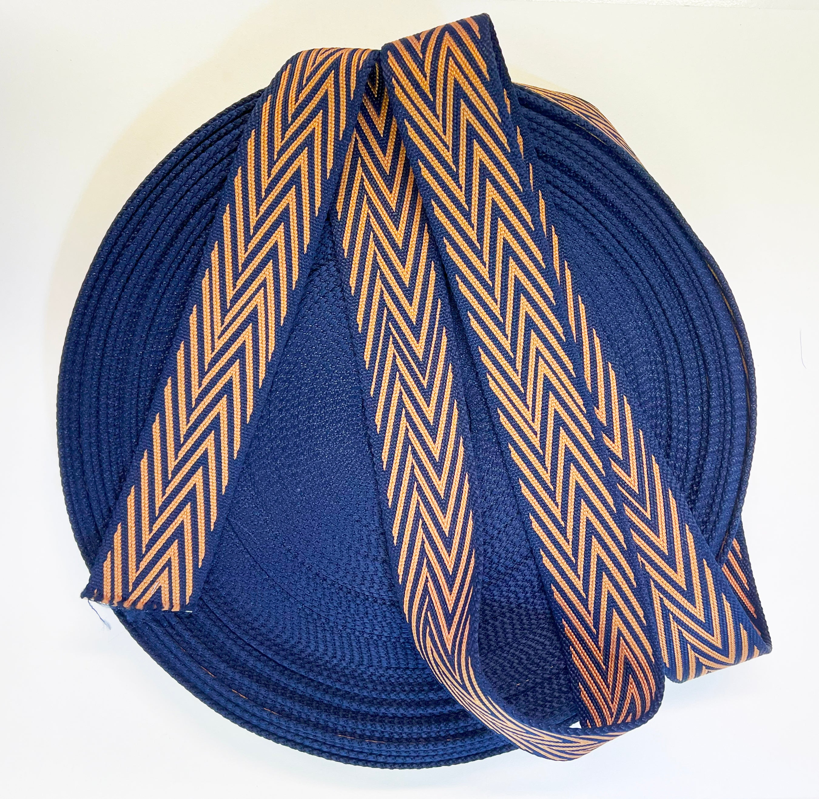 RETAIL WEBBING Blue & Tan