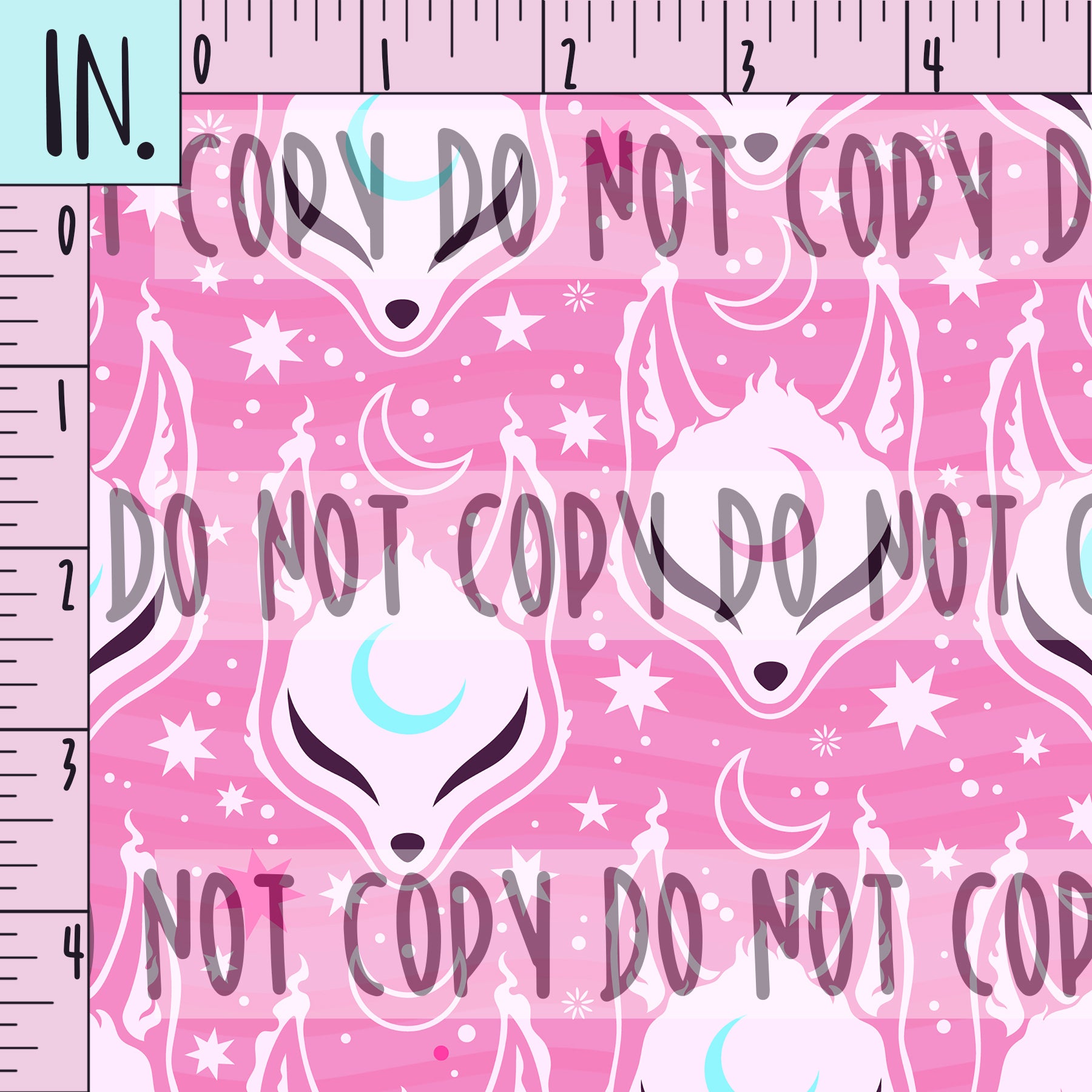 RETAIL Pink and White Foxes