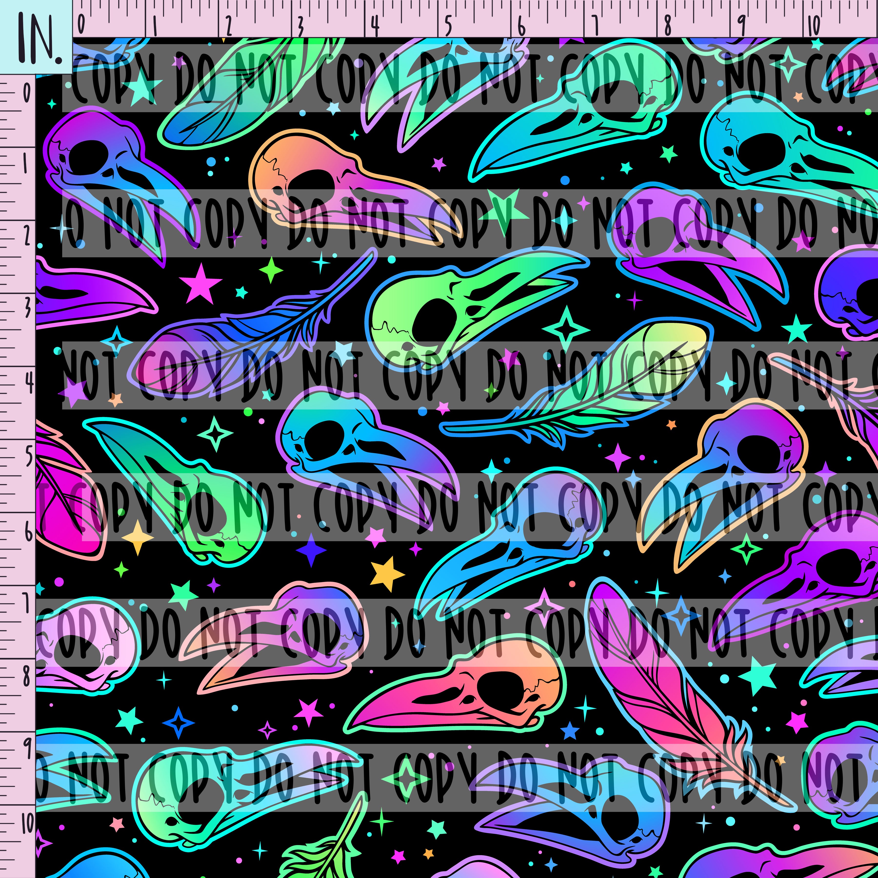 RETAIL Neon Bird Skulls