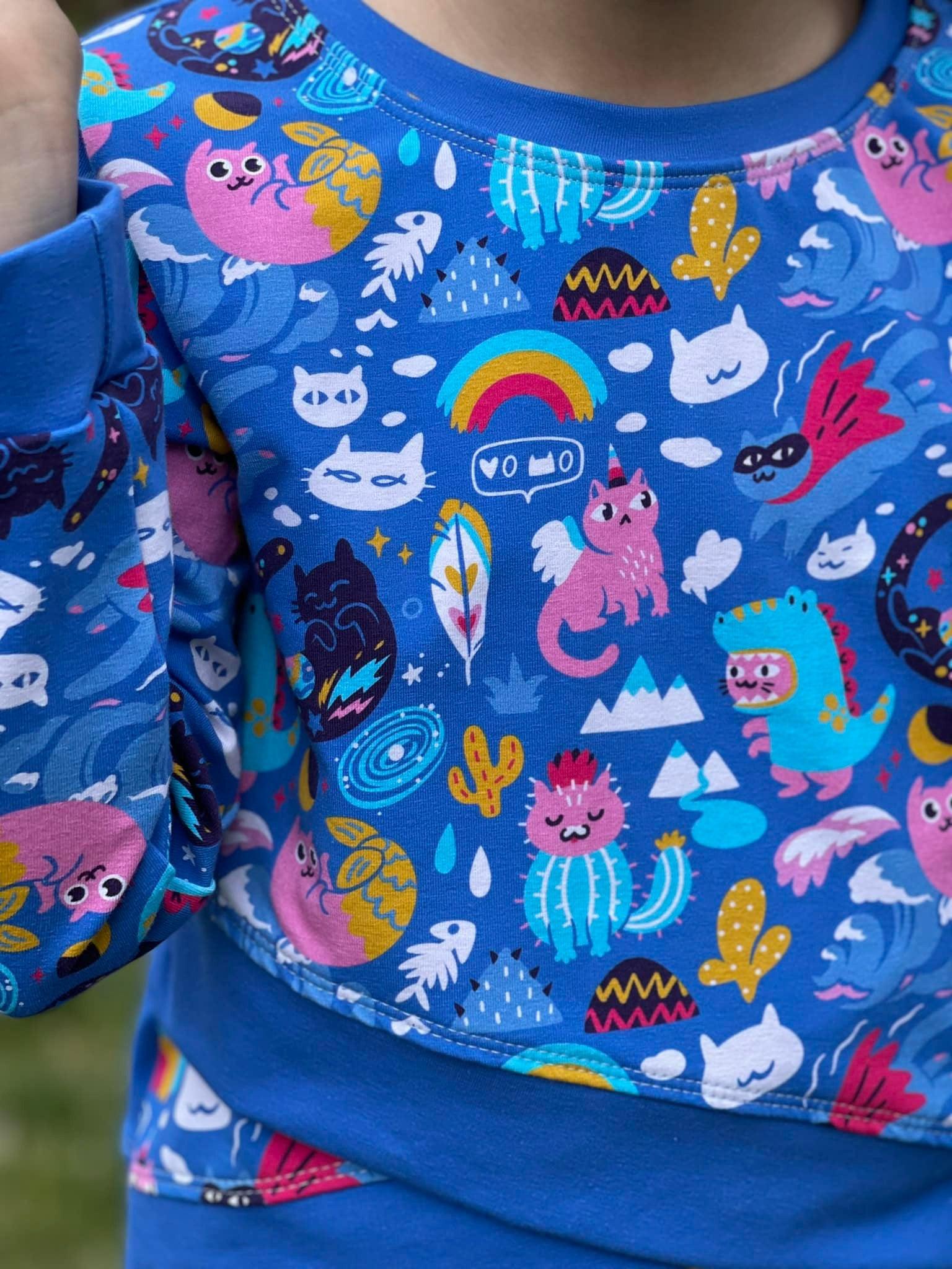RETAIL Kawaii Cats Blue