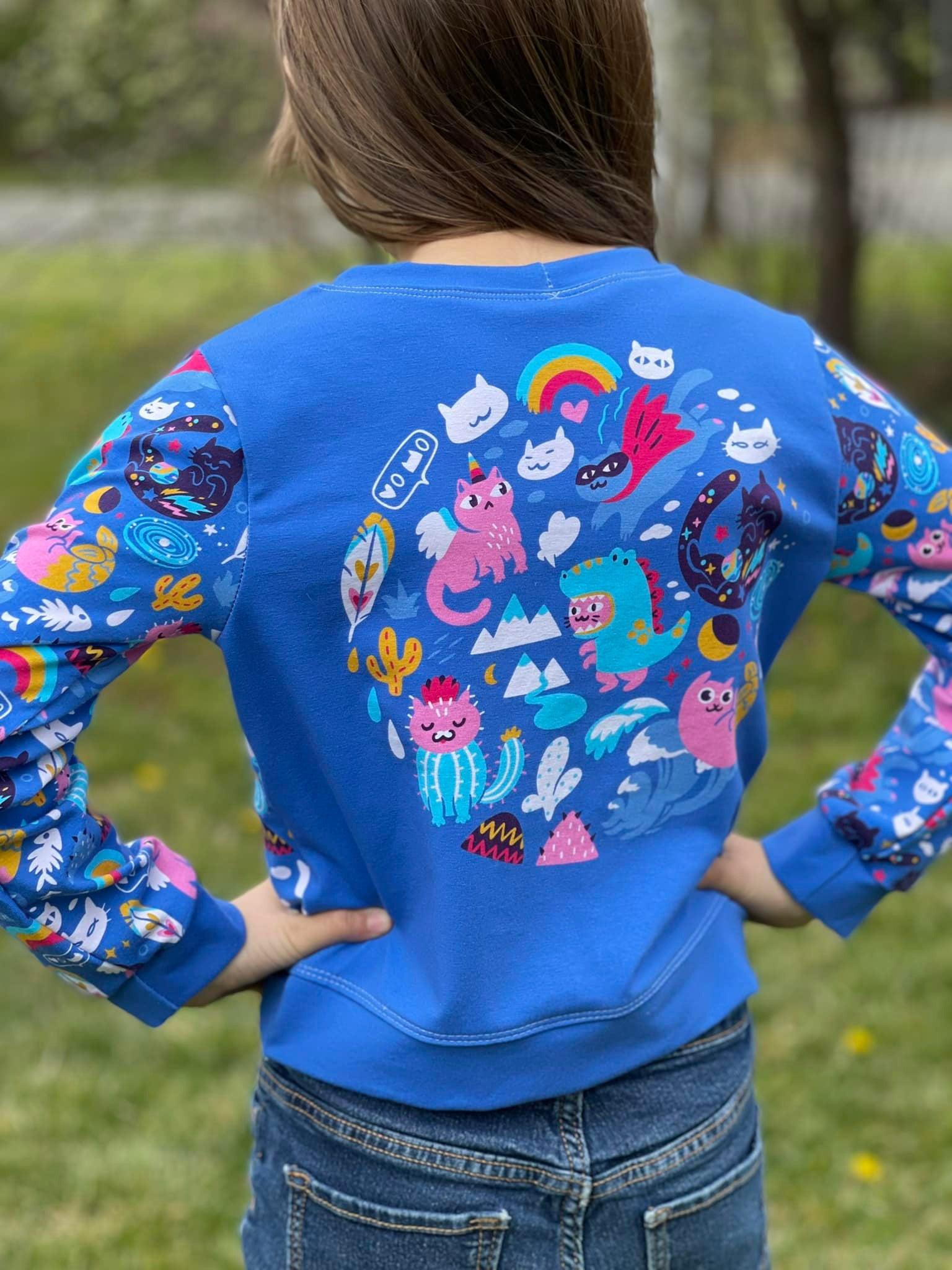 RETAIL Kawaii Cats Blue