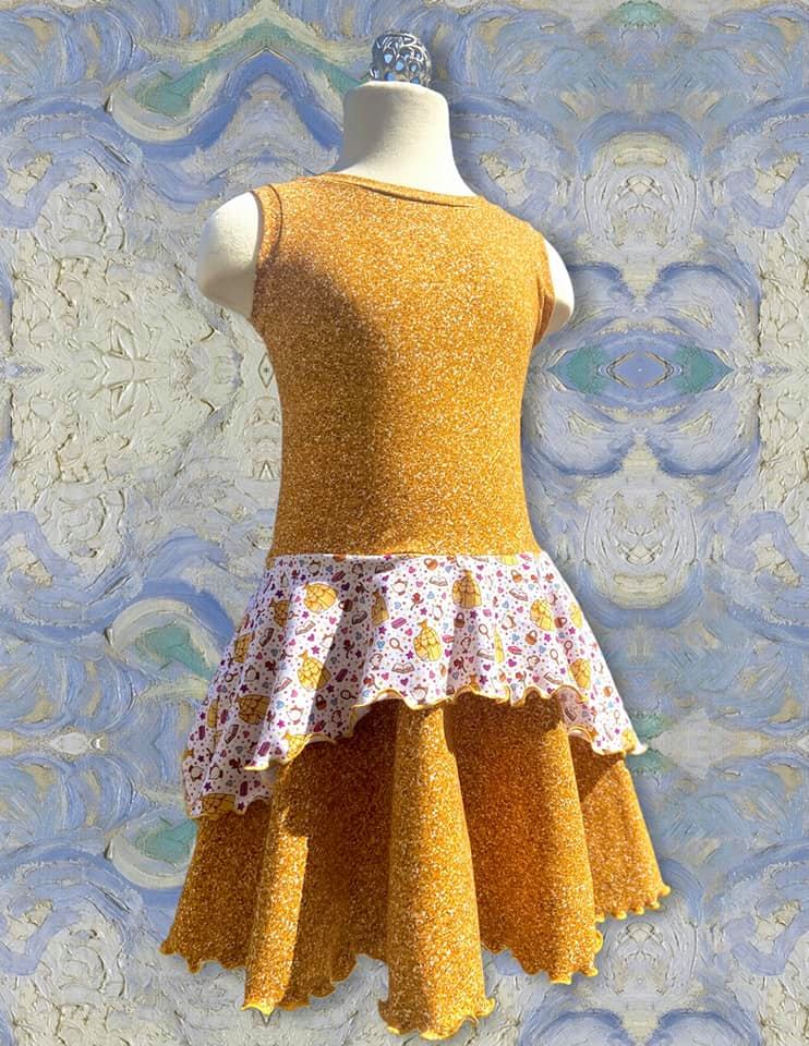 RETAIL Yellow Ballgown
