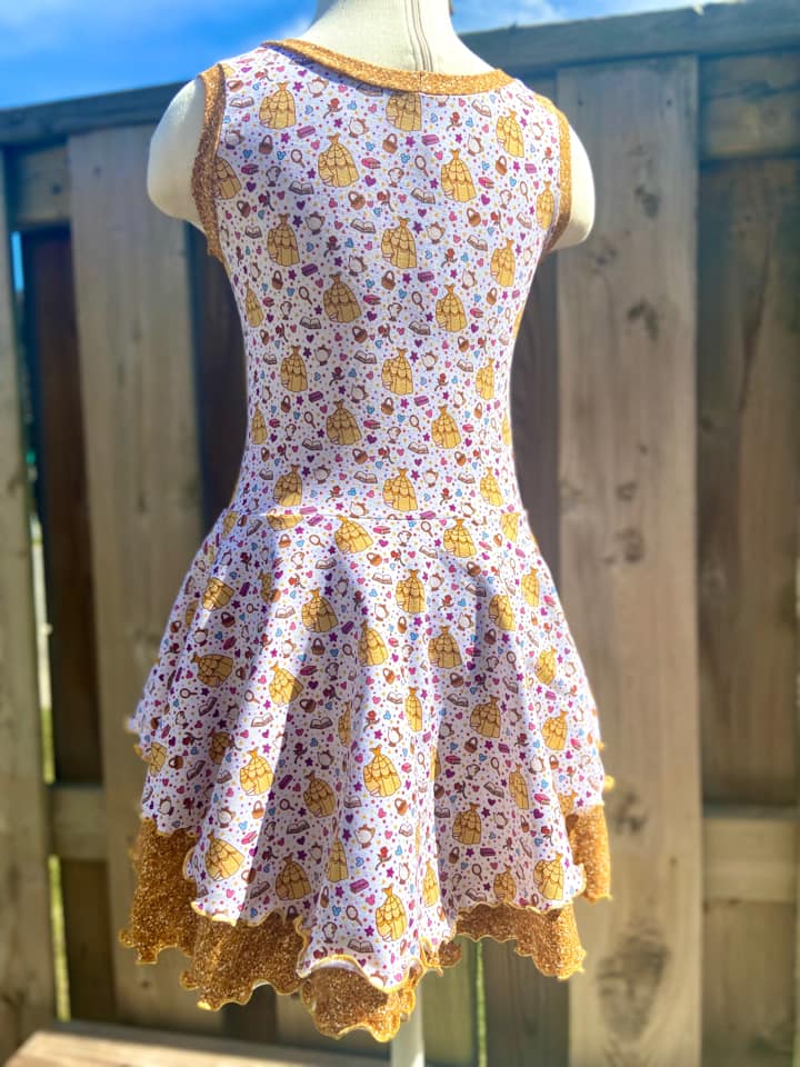 RETAIL Yellow Ballgown