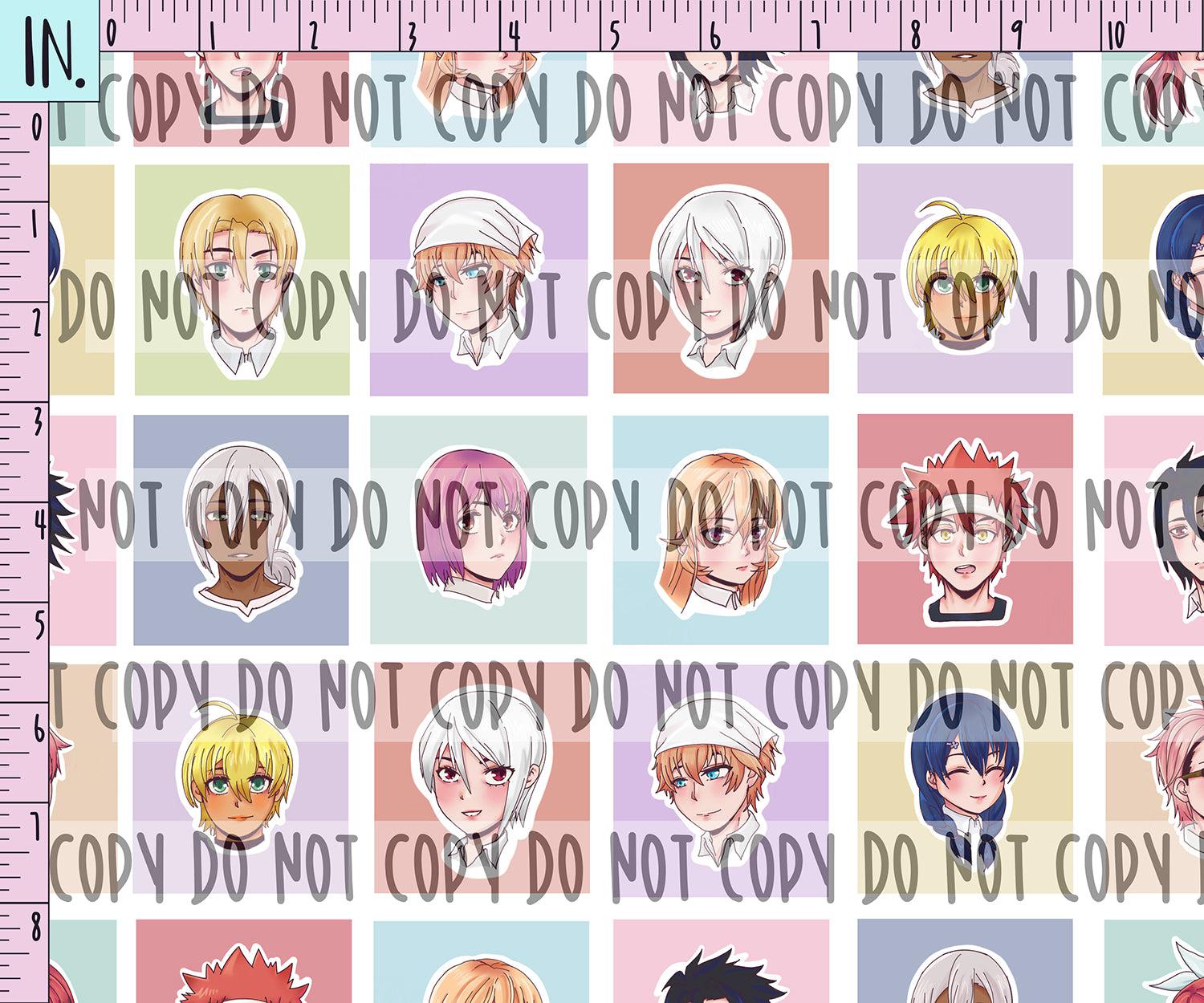 RETAIL Food Wars (Checkered) Tiny