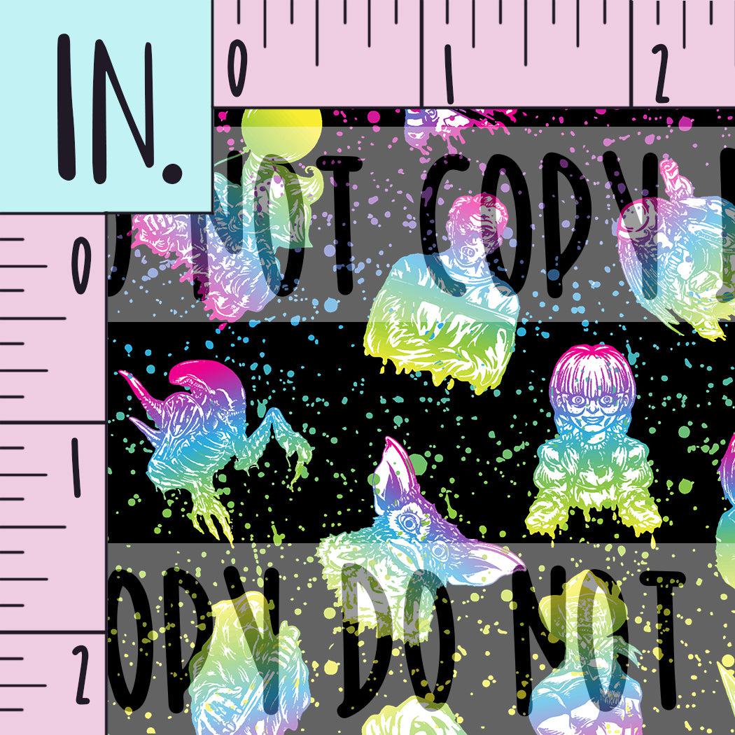 RETAIL Scary Movies Rainbow Black (Tiny)