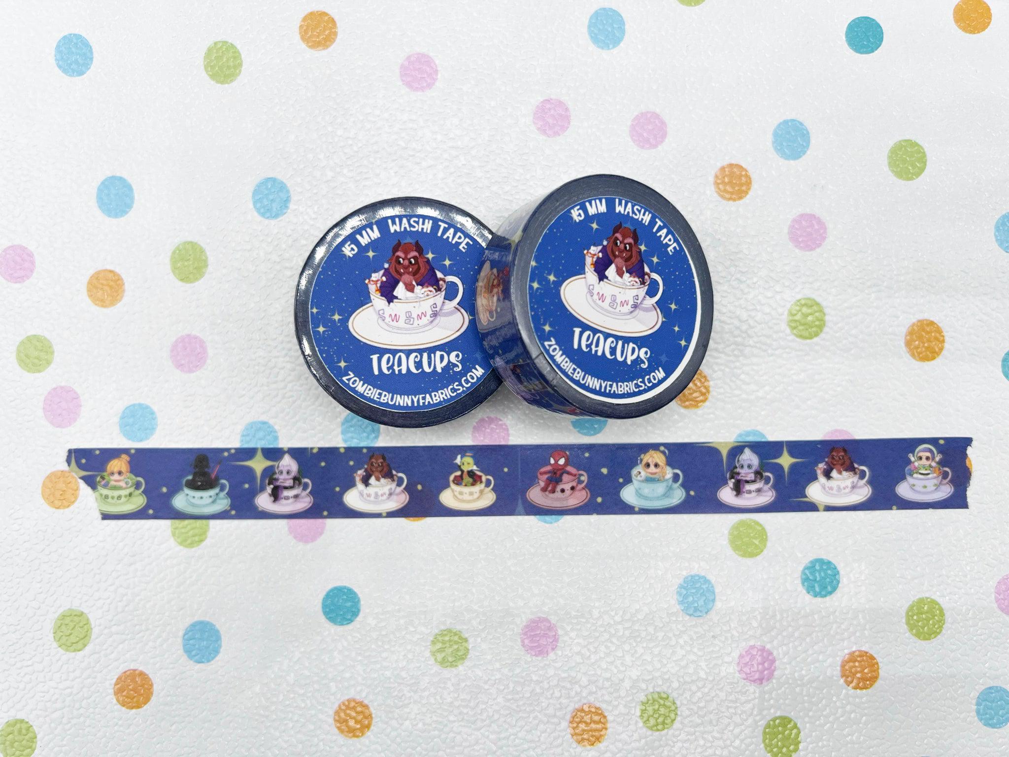 RETAIL WASHI TAPE Tea Cups