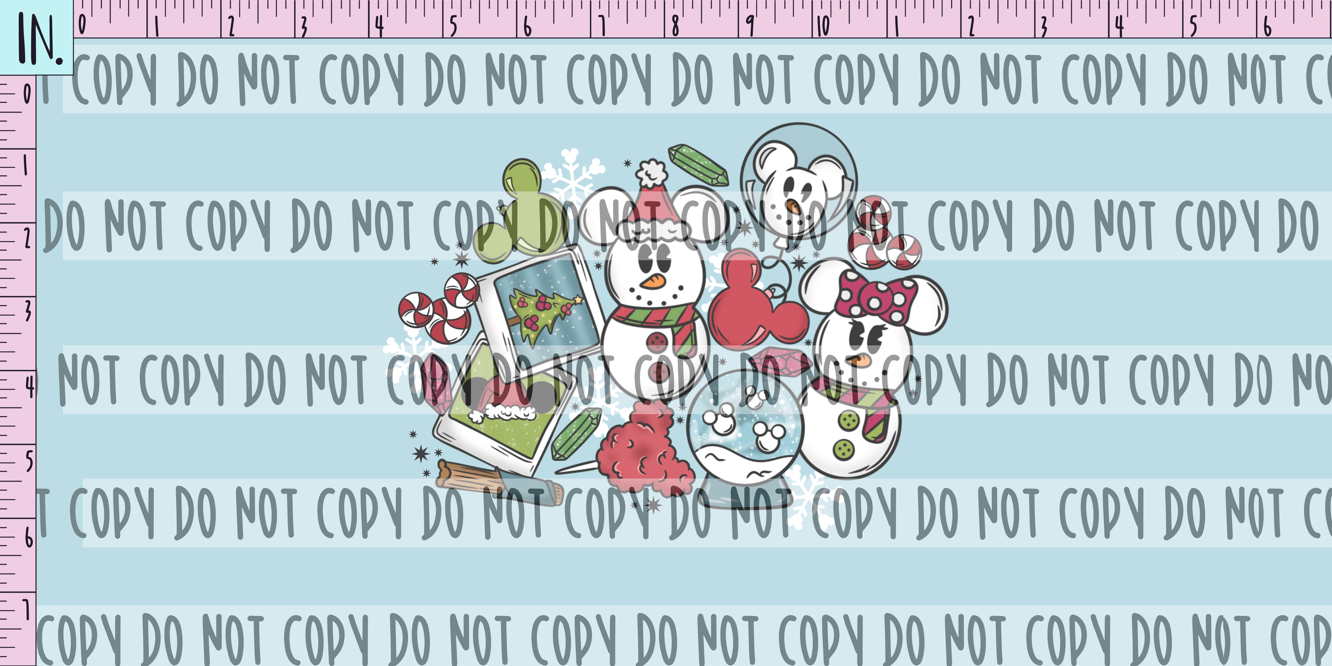 RETAIL PANEL Mouse Snowman