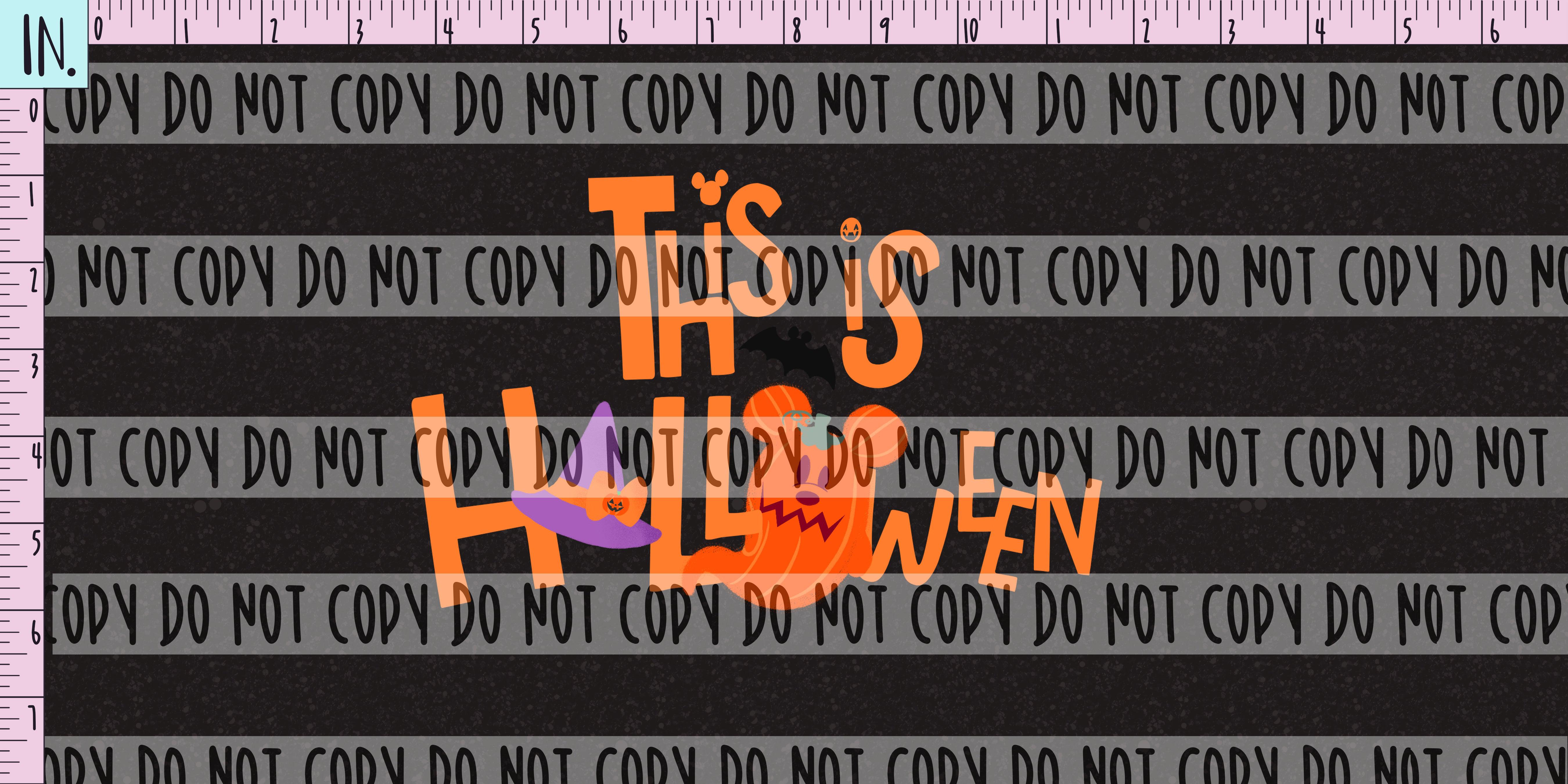 RETAIL PANEL This is Halloween Ghost Pumpkin