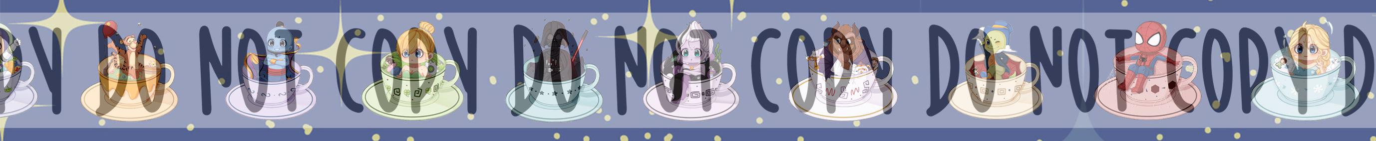 RETAIL WASHI TAPE Tea Cups