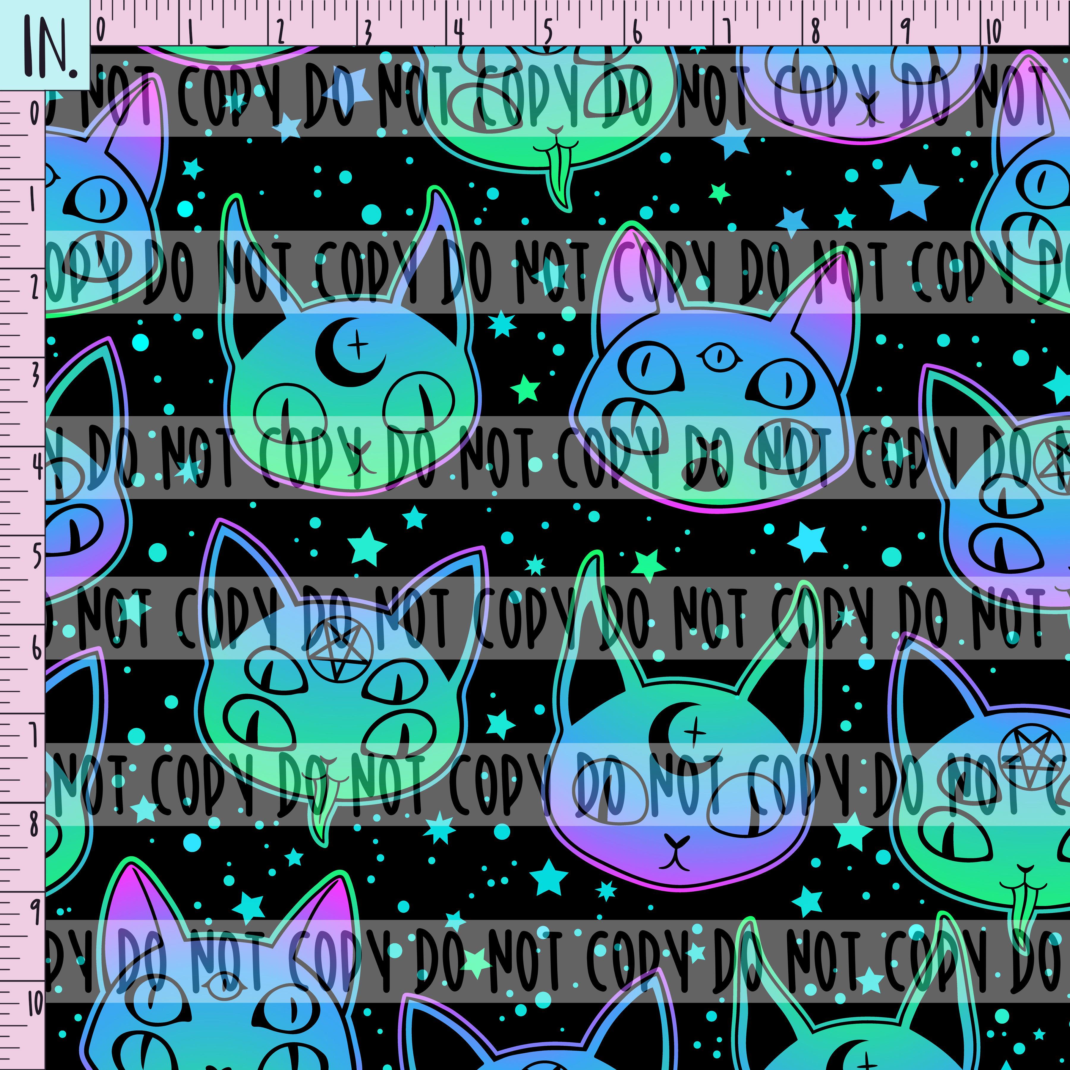 RETAIL Teal Kitties