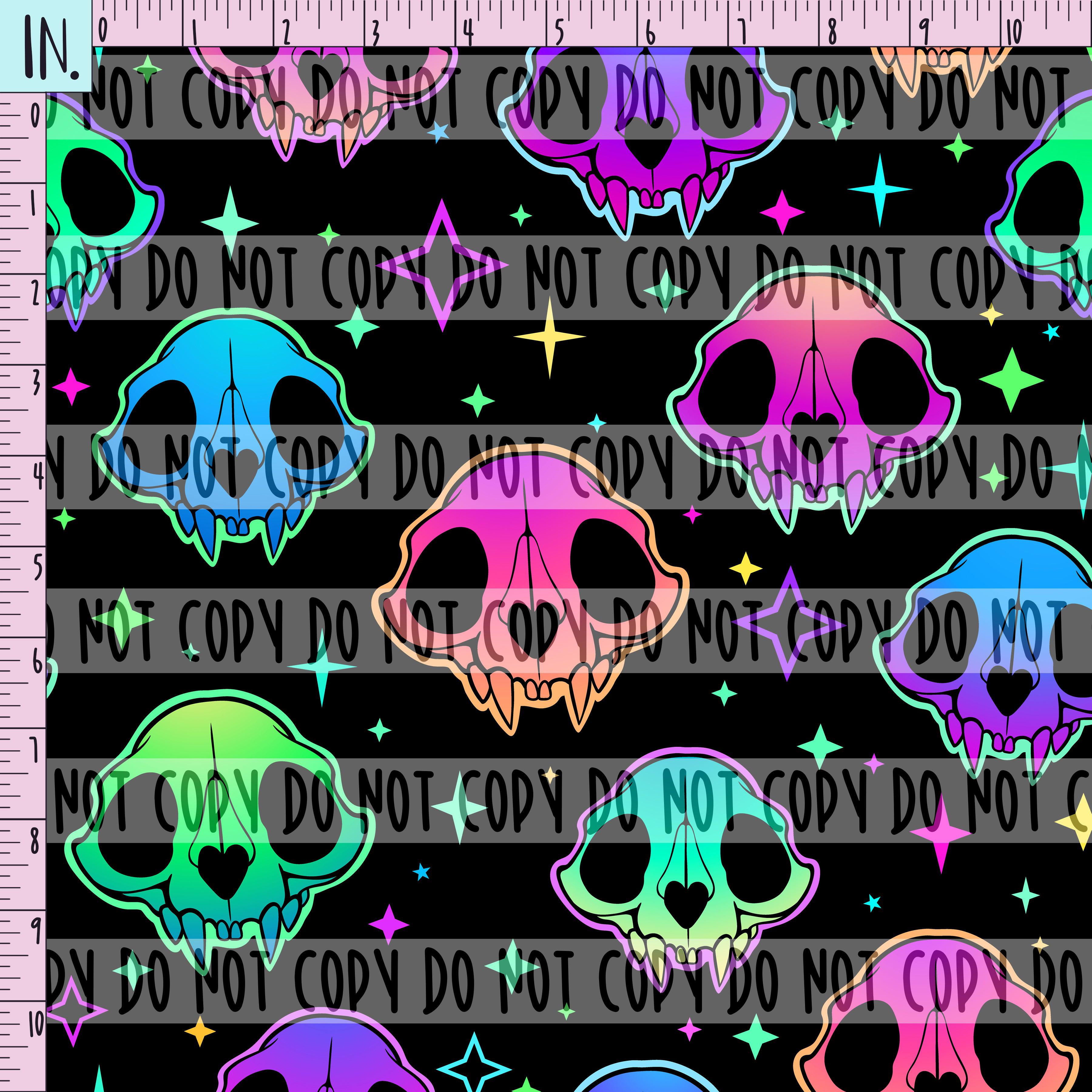 RETAIL Rainbow Skulls
