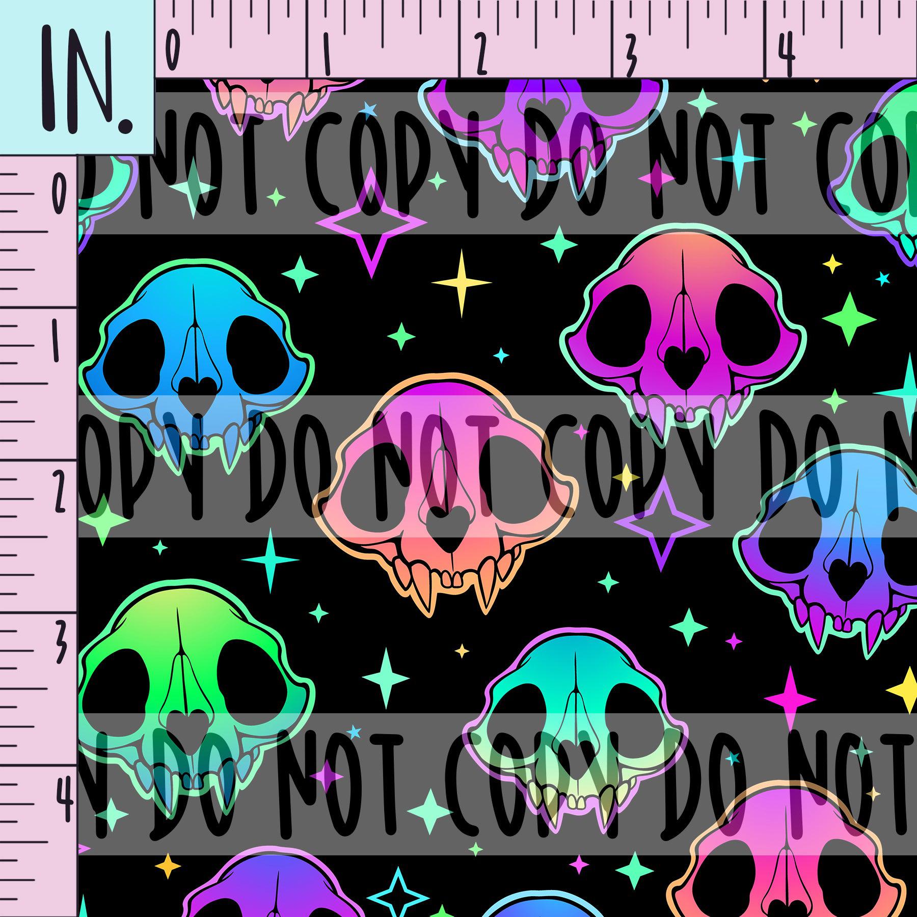 RETAIL Rainbow Skulls Tiny