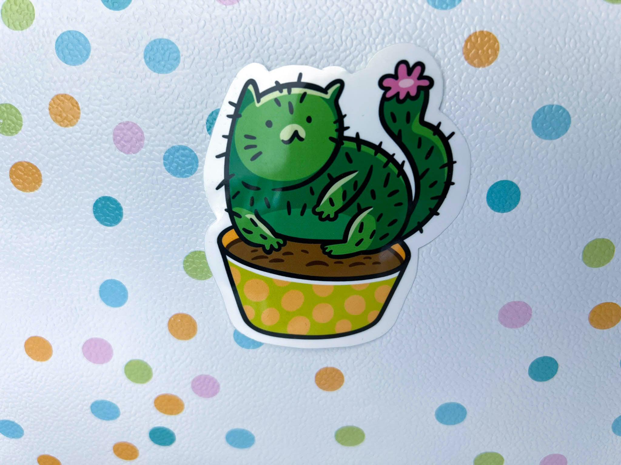 RETAIL *STICKERS* Catcus