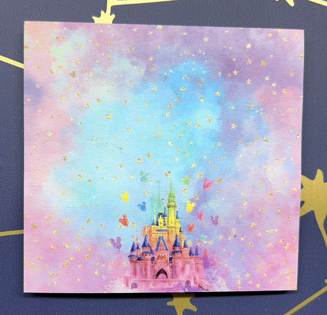 RETAIL STICKY NOTES Rainbow Castle